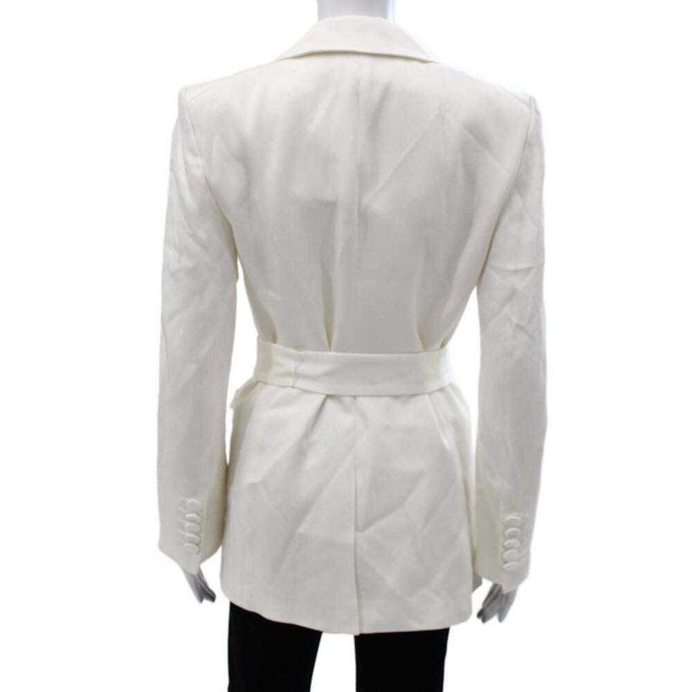 Veronica Beard Women Basic Jacket White Button Long Sleeve Size 2 - Picture 4 of 6